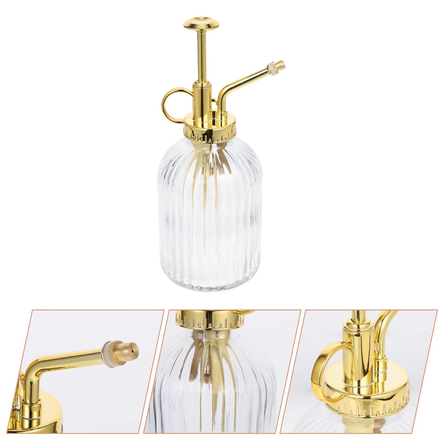 Glass Plant Mister Spray Bottle Vintage Plant Spritzer Watering Bottle Plants Watering Can Gardening Home Sprinklers