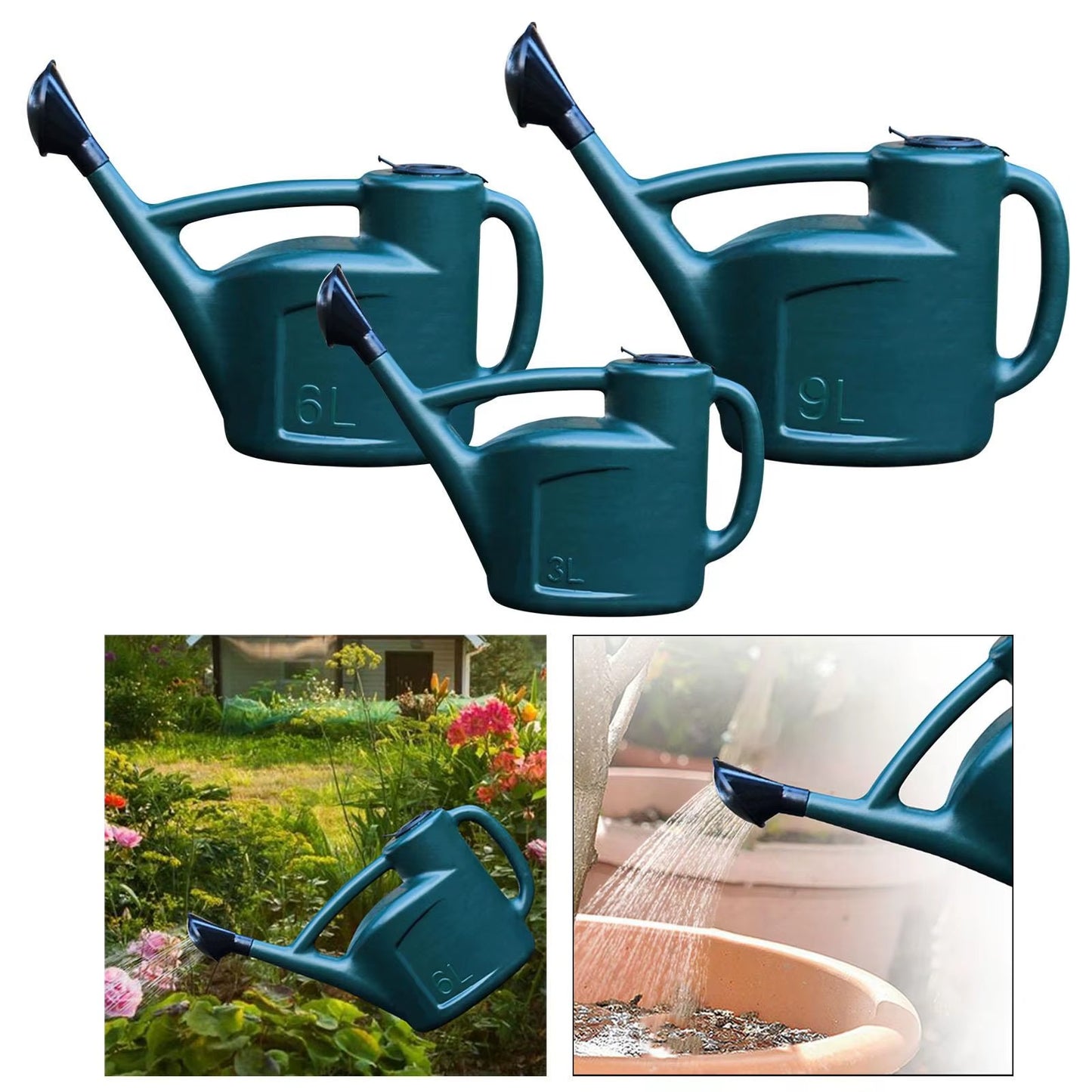 Garden Watering Can with Long Spout Gardening Tools Plant Watering Can for Plants Houseplants House Flower Garden Flower
