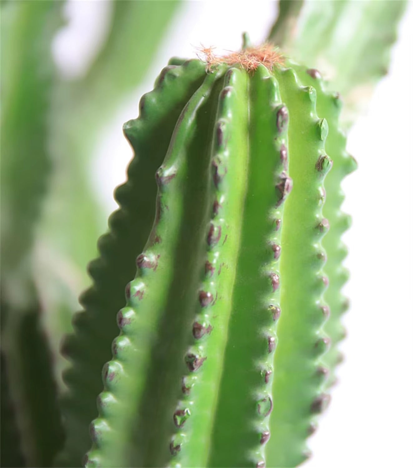 32 Inch Artificial Cactus Plant with Planter Faux Desert Cacti Fake Cactus Fake Floor Plant In Pot For Home Garden Supplies