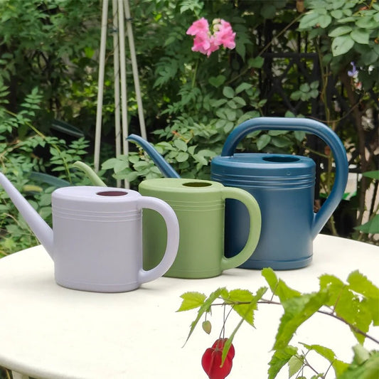 Watering Can Plastic Long Spout Kettle Nordic Style Garden Flower Pot for Indoor Outdoor Bonsai Plants Gardening Shower