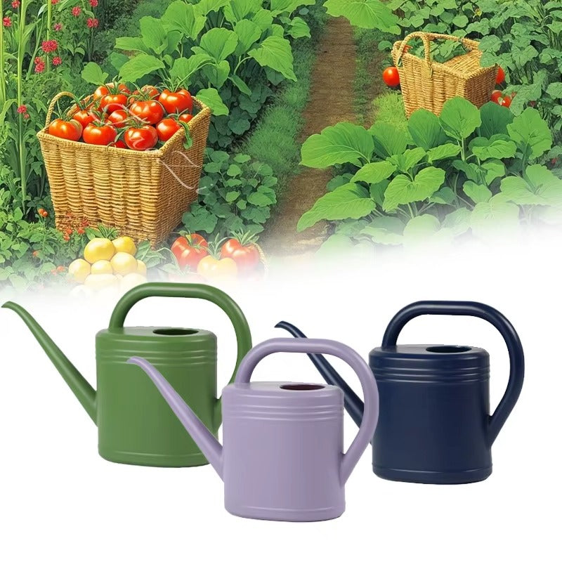 Watering Can Plastic Long Spout Kettle Nordic Style Garden Flower Pot for Indoor Outdoor Bonsai Plants Gardening Shower
