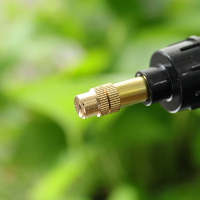 Flower Watering Pot with Column Pattern Air Pressure Spray Nozzle Spray Bottle Sprayer Planting Garden Watering Irrigation