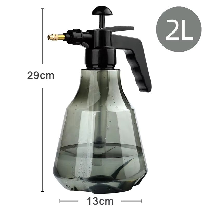 Flower Watering Pot with Column Pattern Air Pressure Spray Nozzle Spray Bottle Sprayer Planting Garden Watering Irrigation